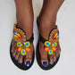 Maasai sandals for women , Summer sandals , Brown leather open shoes