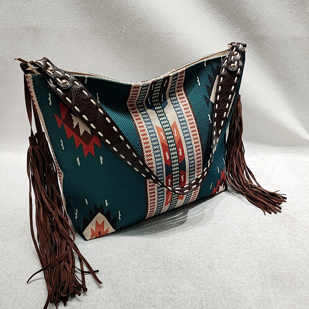 Bohemian Tassel | Women Shoulder Bags | Designer Handbags | Luxury Canvas | Crossbody Bag | Tote Bag