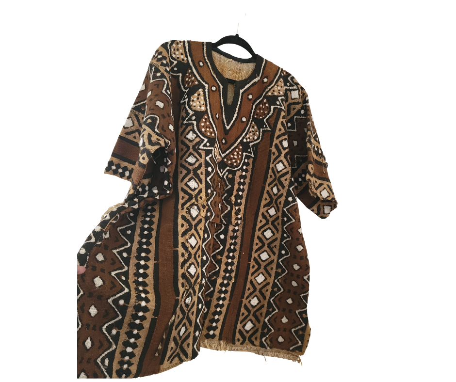 Mudcloth, African Mudcloth Bambara Dashiki, Kaftan, Men's Tops, Gifts for him