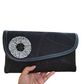Adama Collection Mud Print Infinity Maxi Dress + Casy's Beaded Clutch