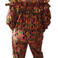 Monrovia Girl Flared Bottom Kente  Jumpsuit