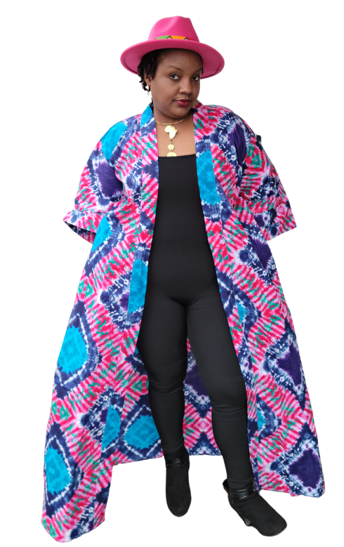 Ade's African Kimono Collection For Women with BIG POCKETS | Plus Size Kimono | Oversized Ankara Jacket | Mudcloth Tops | Bohemian Kimono Boho