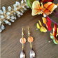 Brass and Bone Earrings Set A