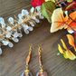 Brass and Bone Earrings Set A