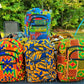 Handmade African Print Back Packs