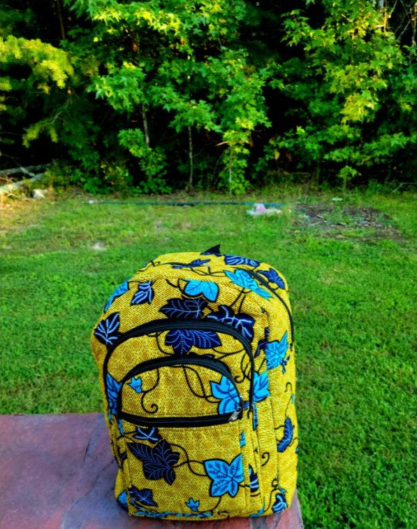 Handmade African Print Back Packs