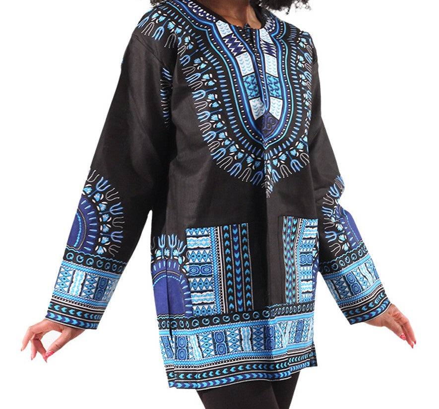 Dashiki, African Long Sleeve Dashiki, African clothing, Men's Tops, Gifts for him