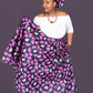 African Print Long Skirt & Wrap