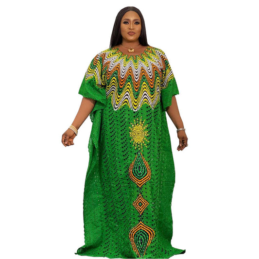 Luxury Abaya Kaftan Dress with  Beading and  Inner Iining/Dashiki Kaftan/Muslim Kaftan Abaya For Women