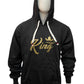 King Black Hoodie
