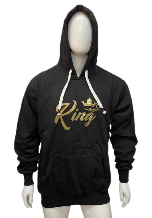 King Black Hoodie