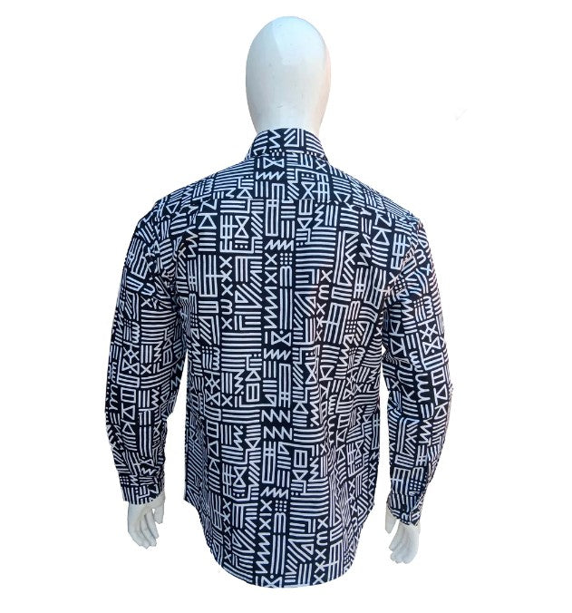 African Print Shirt for Men, African Men's Fashion, Casual Shirt, Long Shirt, Clothing Online, Slim Fit Shirt, Button Down Shirt