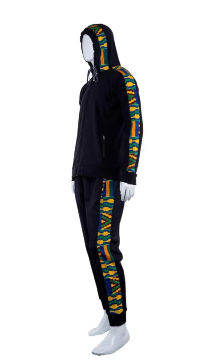 African Print Sweat suit Two Piece Set Hoodie and Sweat Pant