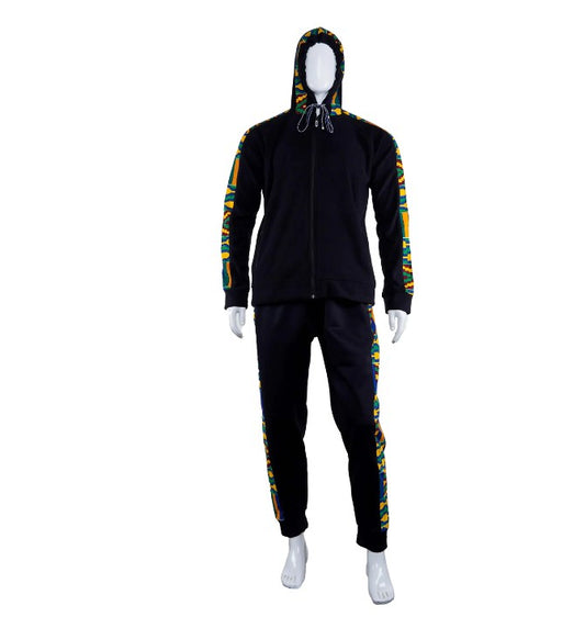 African Print Sweat suit, Two Piece-Set Hoodie and Sweat Pant