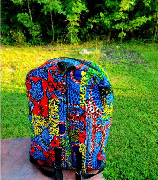 Handmade African Print Back Packs