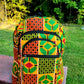 Handmade African Print Back Packs